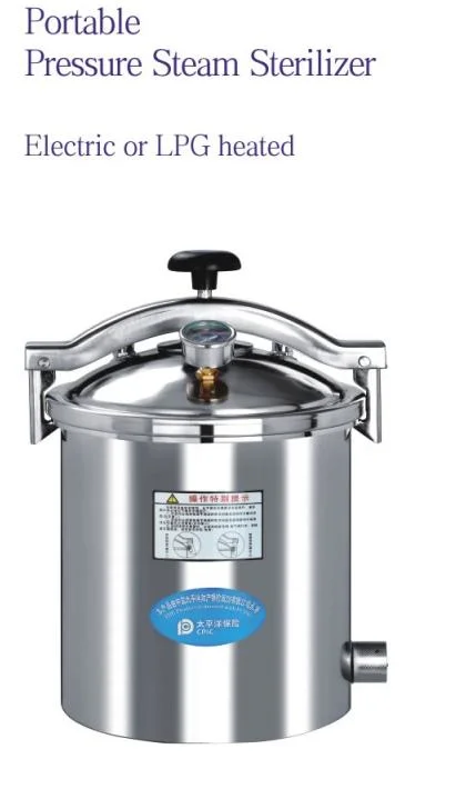 Low Price Medical Portable Autoclave Pressure Steam Sterilizer for Hospital