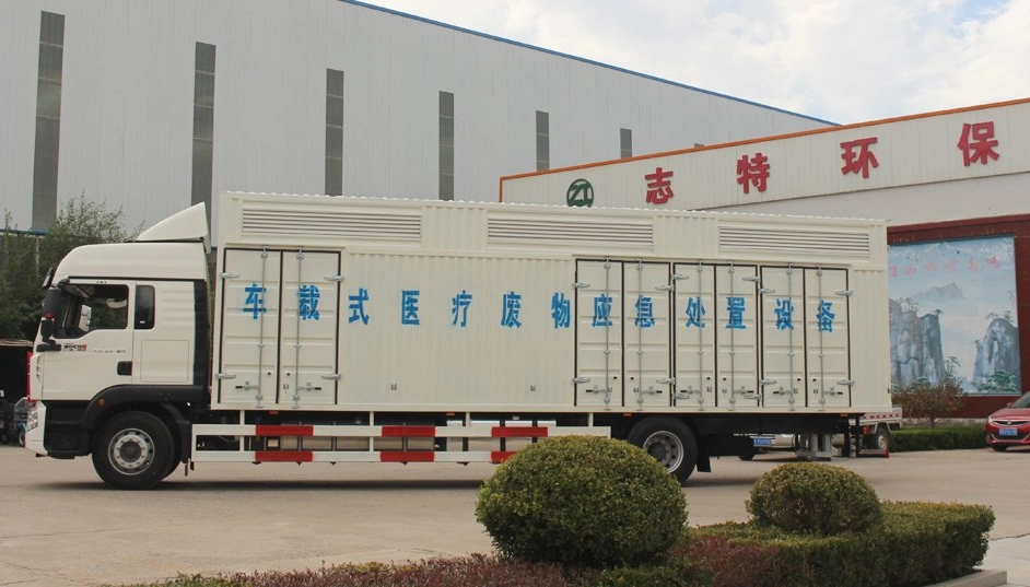 Sterilizer Disposal Hospital Garbage with Microwaves Medical Waste Treatment Equipment