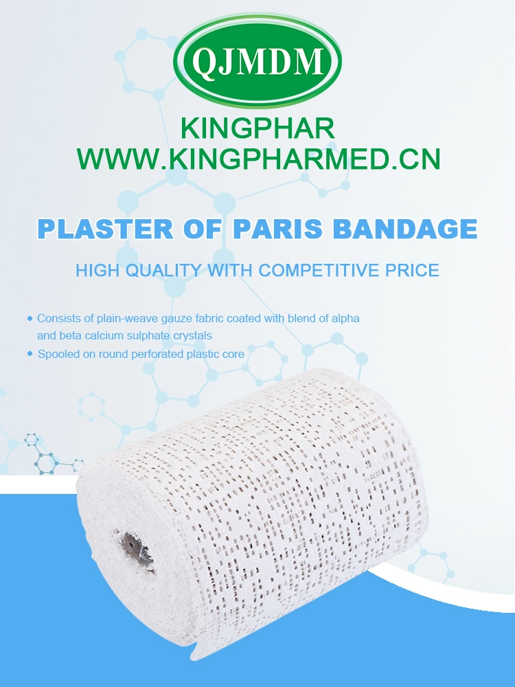 Factory Wholesale ISO13485/CE Certificate Gypsum Plaster of Paris Bandage