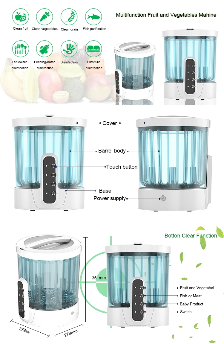 Olansi C1 Washing Purifier Machine Fruit Vegetable Sterilizer