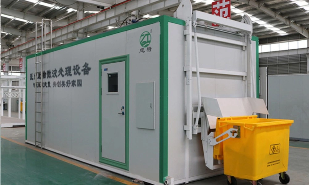 Sterilizer Disposal Hospital Garbage with Microwaves Medical Waste Treatment Equipment