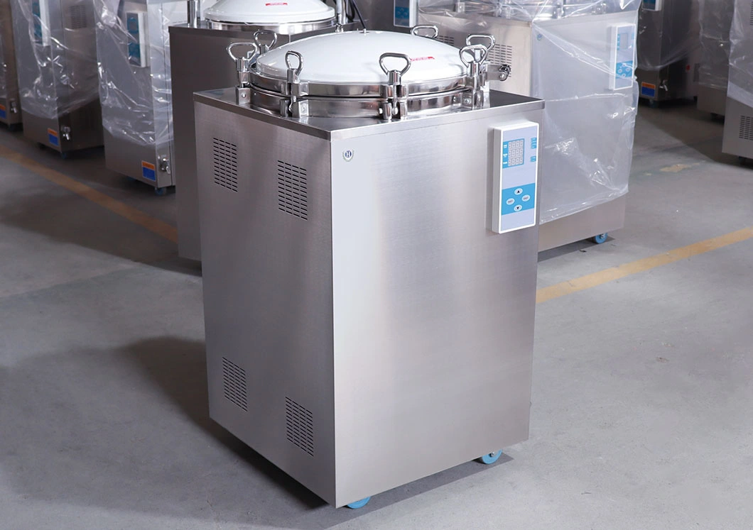 Medical Equipment 50L - 150L Automatic Vertical Pressure Steam Autoclave Sterilizer