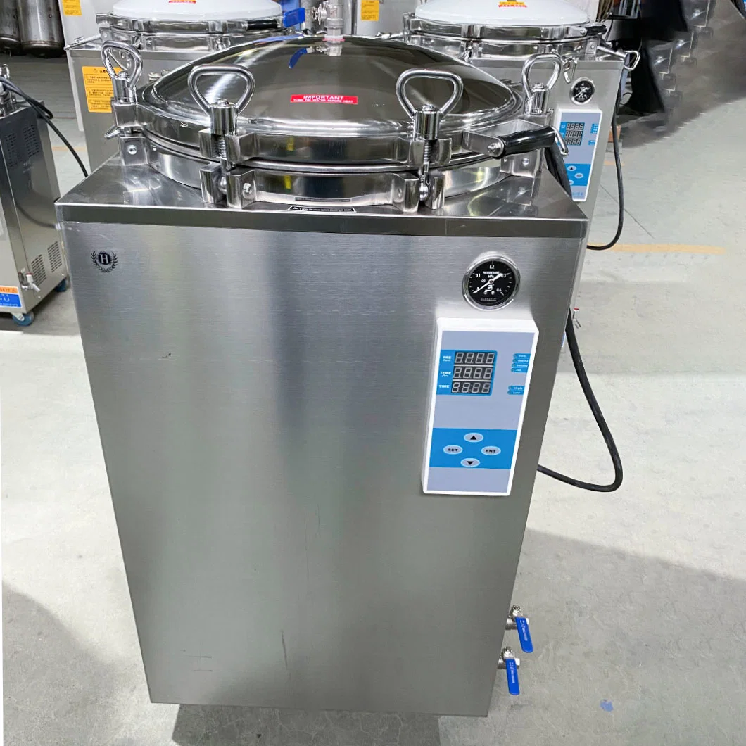 35/50/75/100/150L Mushroom Food Medical Pressure Steam Autoclave Sterilizer