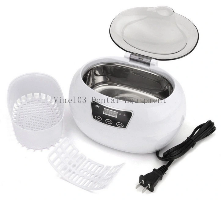 600ml Dental Digital Display Ultrasonic Cleaner Jewelry Stainless Steel Heater Timer