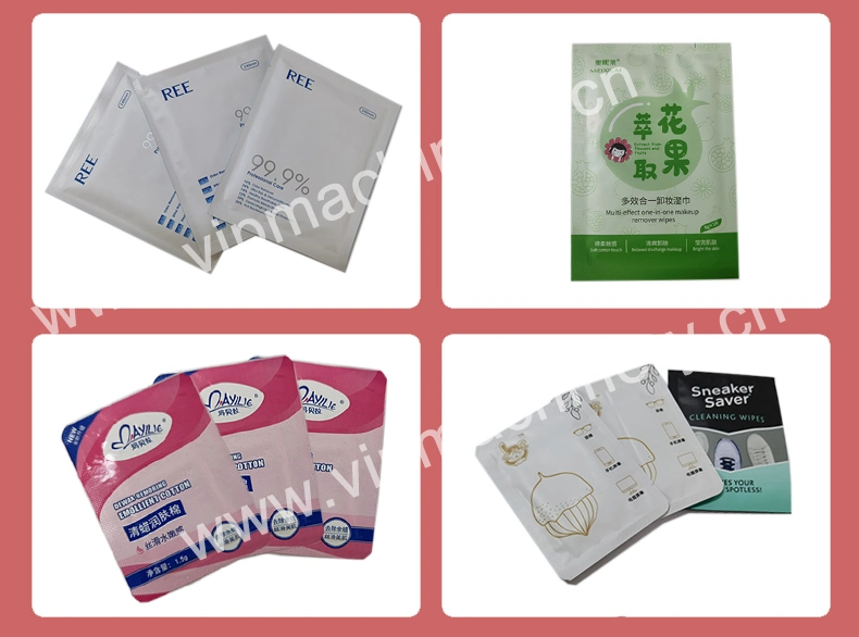 Vippai High Speed Disposable Medical Sterilization Wet Tissue Wipes Making Packing Machine Price
