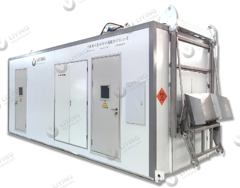 Medical Waste Treatment Machine Supplier with Morden Microwave Sterilization and Shredder