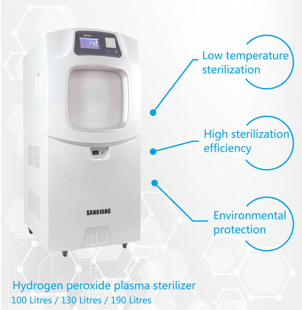 Medical Device Sterilization Low Temperature 100L/120L/150L Plasma Sterilizer