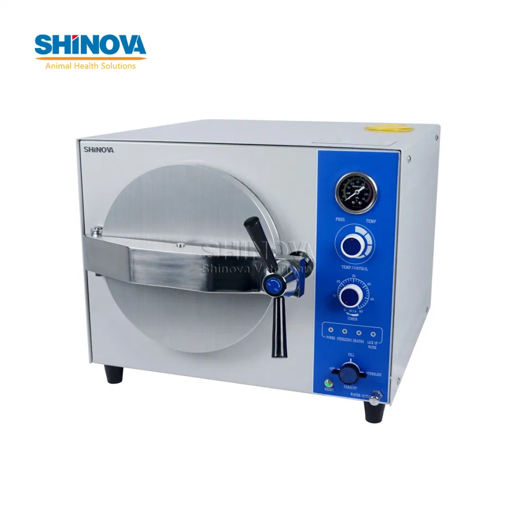 20L Tabletop Pressure Steam Sterilizer Class N Autoclave for Medical Instrument