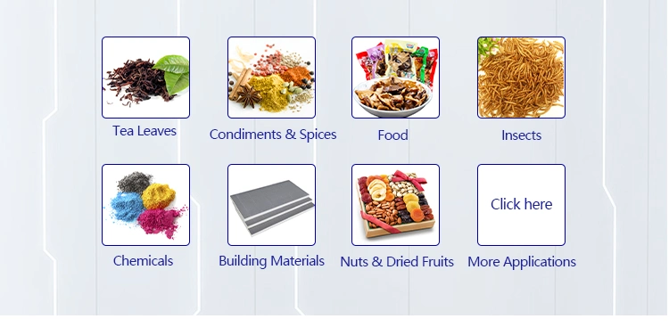 Fully Automatic Drying Spice Condiments Industrial Microwave Drying Sterilizer Machine