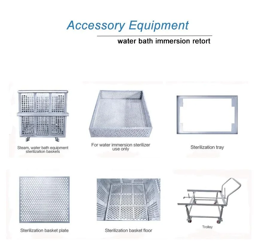 Plastic Containers and Metal Containers High Temperature Sterilizer and Retort Machine