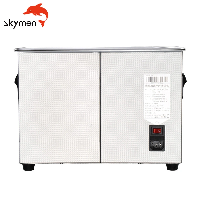 4.5 Liters 180W SUS304 30min Timer Ultrasonic Cleaners