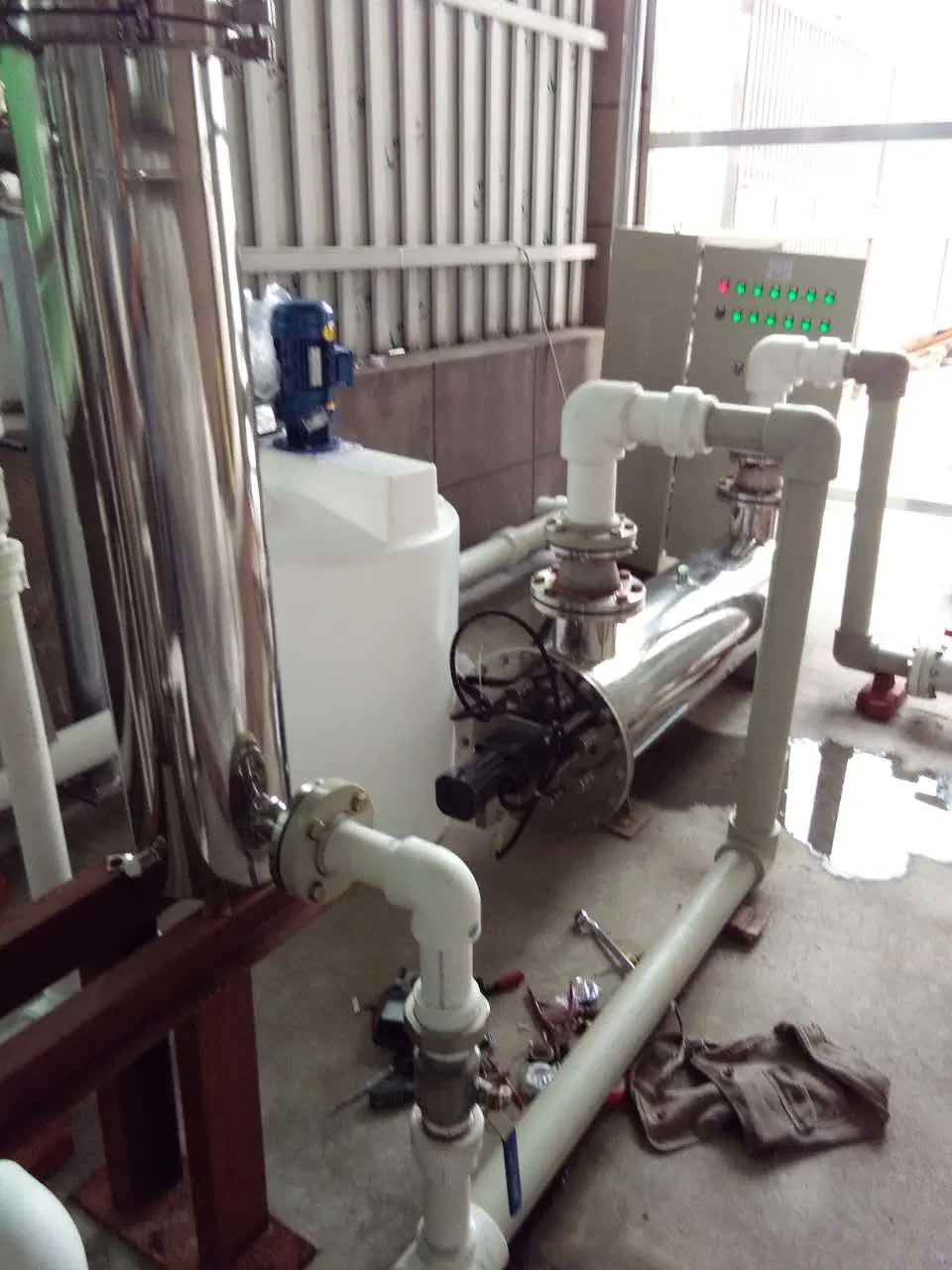 Automatic Motor Cleaning 200m3/Hr UV Water Treatment Systems Provide Safe Water