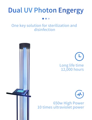 Smart Hospital Medical UV Sterilisator System Radarsensor UV-Luft Aufbereitungstechnik Maschine UVC Ausrüstung Beleuchtung und Schaltung Design