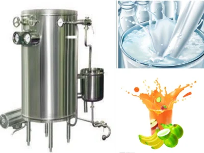 Lebensmittel Sanitär Edelstahl Ultra Hochtemperatur-Saft Sterilisator