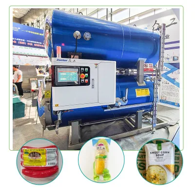  Industrielle Plastiktüte und Flaschenverpackung Getränke Sterilisator Retort Maschine