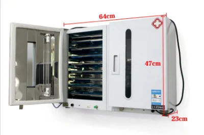 UV-Ozonsterilisation Sterilisationsschrank für medizinische Geräte zur Desinfektion von Maschinen