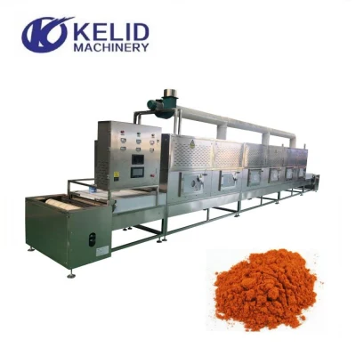 Kontinuierliche Mikrowellen-Spices Sterilisation Maschine Spices Pulver Sterilisator