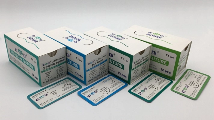 Absorbable Medical Surgical PGA/Pgla 910 Suture Factory with CE