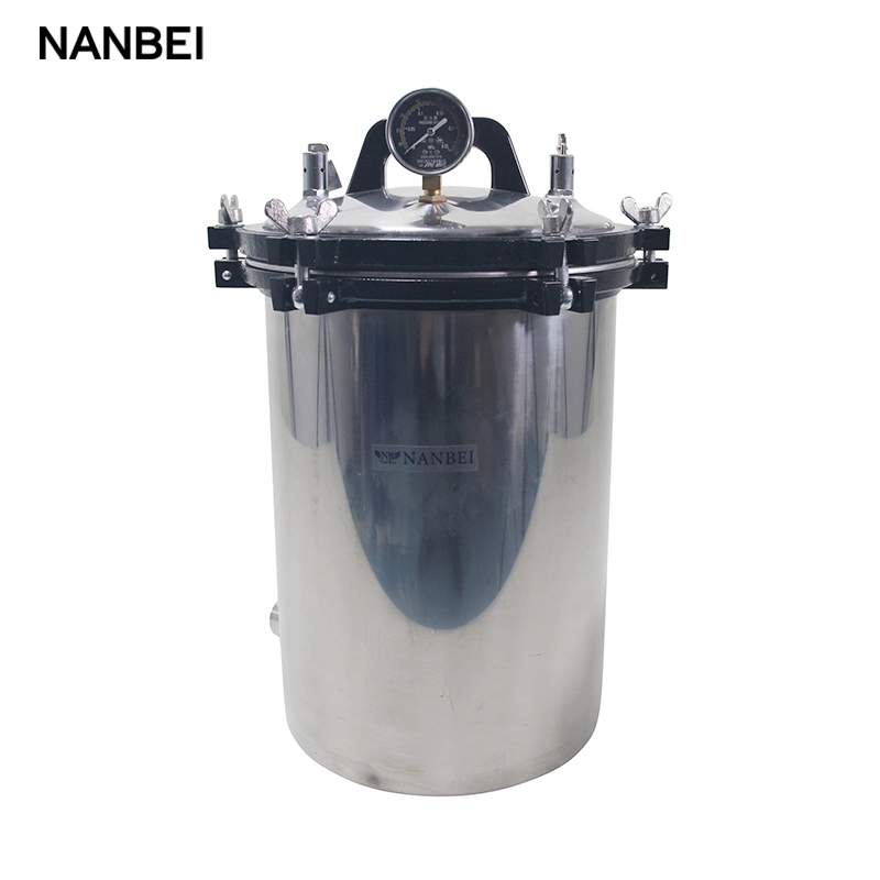 Nanbei 35L 50L Sterilize Articles 0.22MPa Table Top Steam Sterilizer