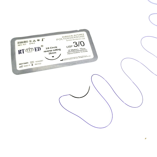 Haidike Sterile Absorbable Pdo/Chromic Catgut/Pgcl/PGA/Pgla Surgical Sutures