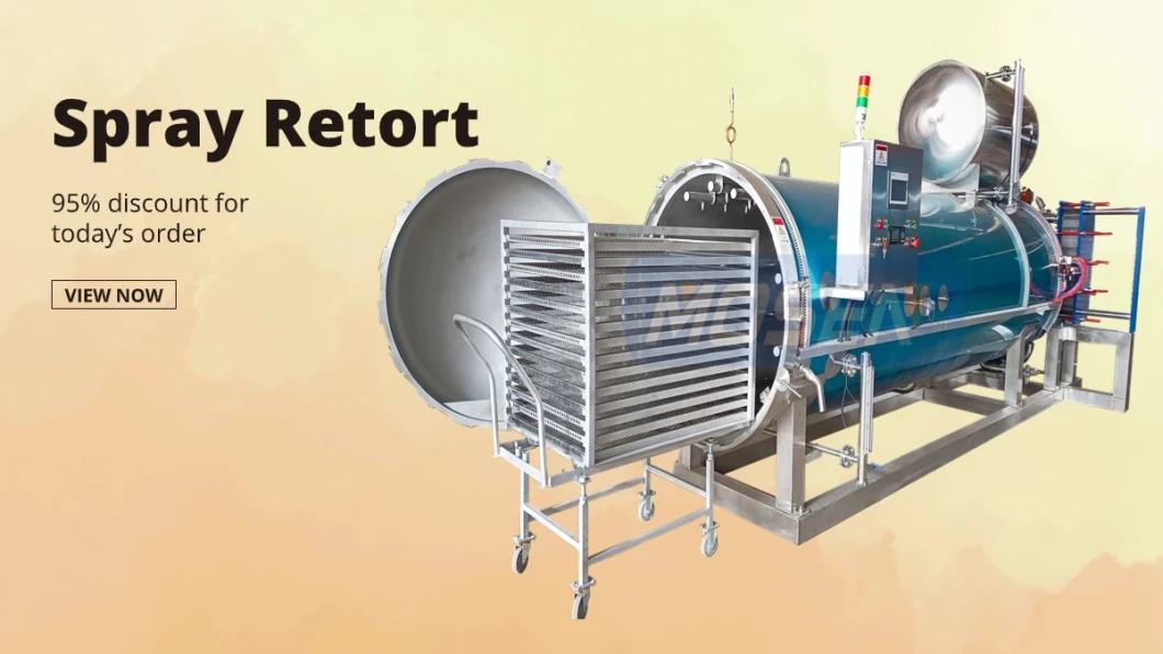 Electric Heating High Pressure High Temperature Water Immersion Retort Sterilizer