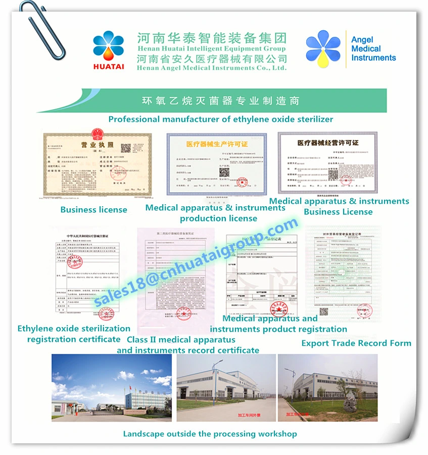 China Medical Eo Gas Intelligence Autoclave Sterilizer Cabinet Eto Disinfection Equipments