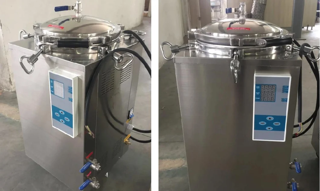 Food Autoclave Counter 35L 50L 75L 100L 150L Pressure Sterilizer