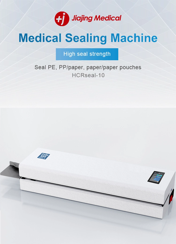 Automatic Sterilization Reel Tyvek Pouch Medical Sealing Machine of 400W 12mm Seal Width