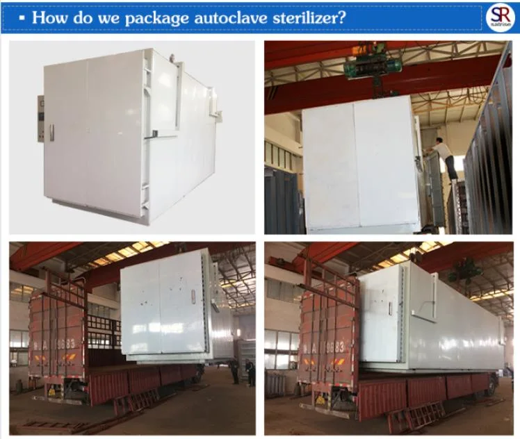 Double Door Automatic Square Mushroom Autoclave Sterilizer