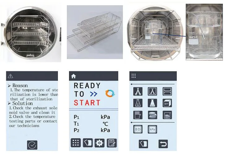 Biobase Table Top 45/60/80L Class B High Pressure Steam Autoclave Sterilizer