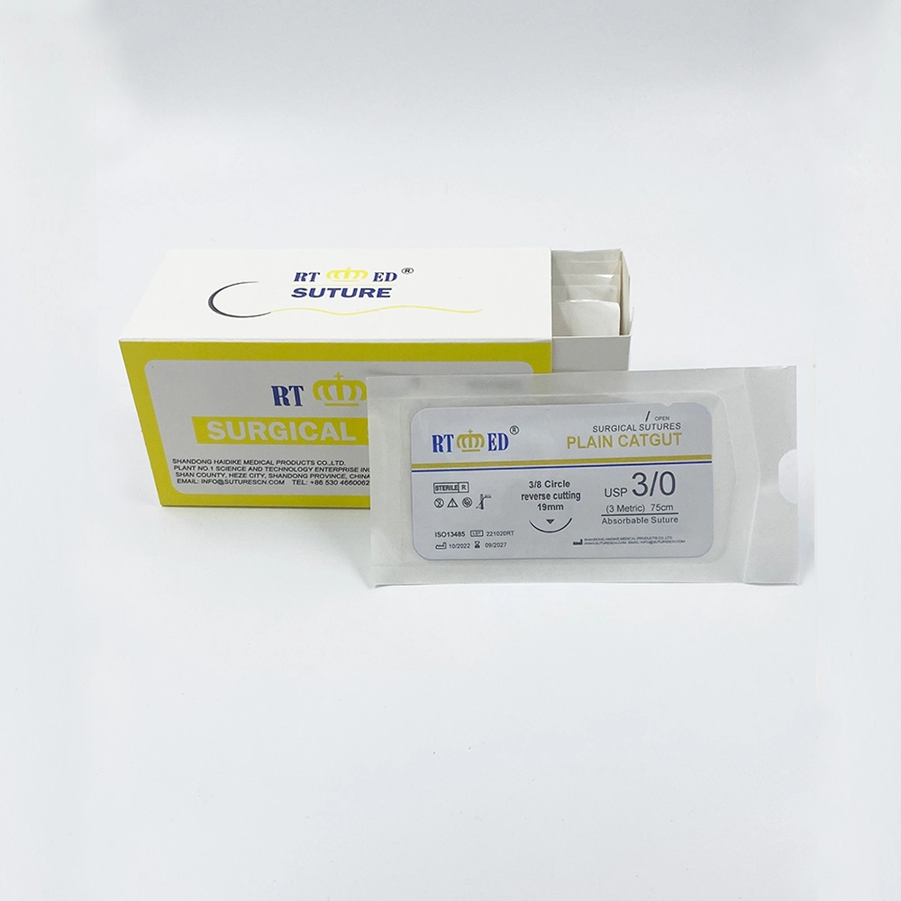 Absorbable Suture Plain/Chromic Catgut for Surgery, High Quality