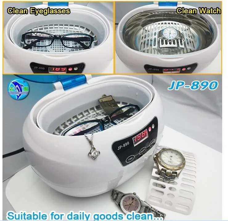 Digital Ultrasonic Cleaner Bearing Jewelry Watches 0.6L 35W 42kHz