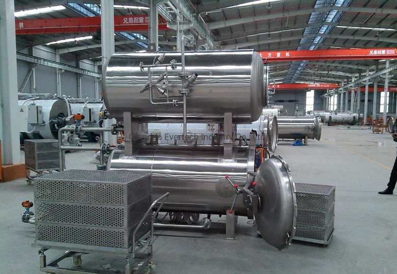 Double Layer High Temperature Sterilization Pot Retort Sterilizer/Automatic for Canned Food