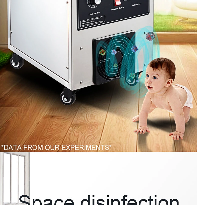 30g Home Vegetables Clean Fruit Washer Sterilizer Generator Ozone Machine