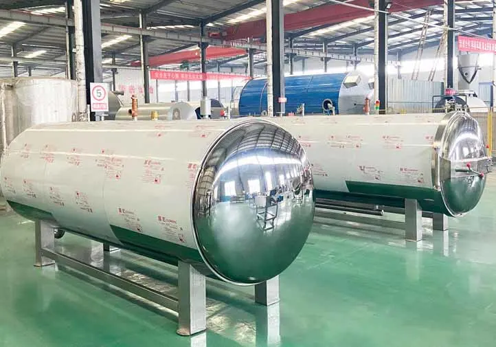 1200X1800mm Double Layer Water Immersion Food Retort Autoclave Sterilizer