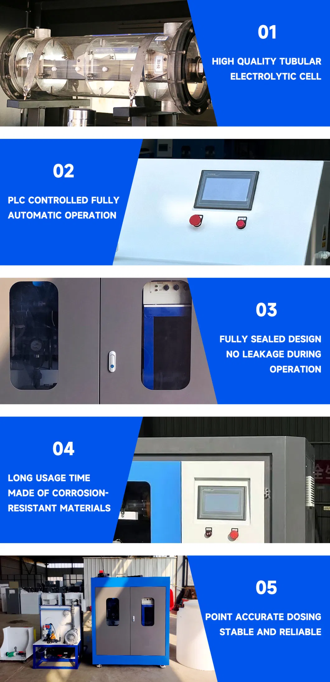 Sodium Hypochlorite Generator Sterilizers for Medical Domestic Wastewater Treatment