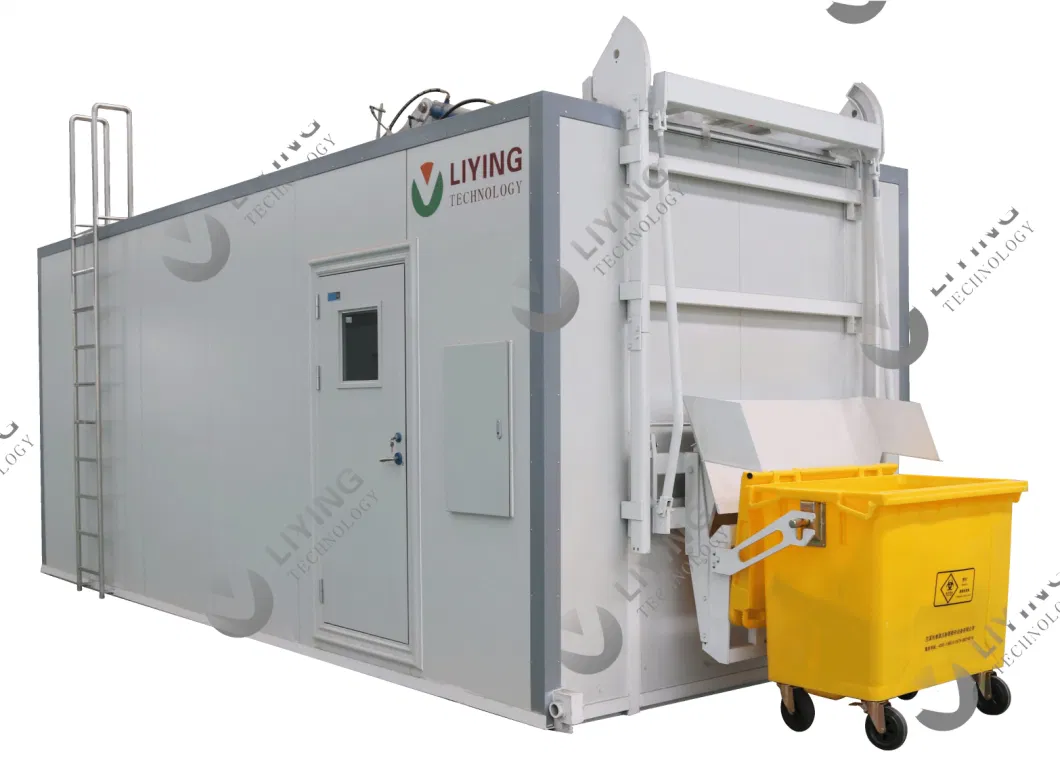 Microwave Sterilizer for Medical Waste Disinfection by Microwave Biomedical Management Machine