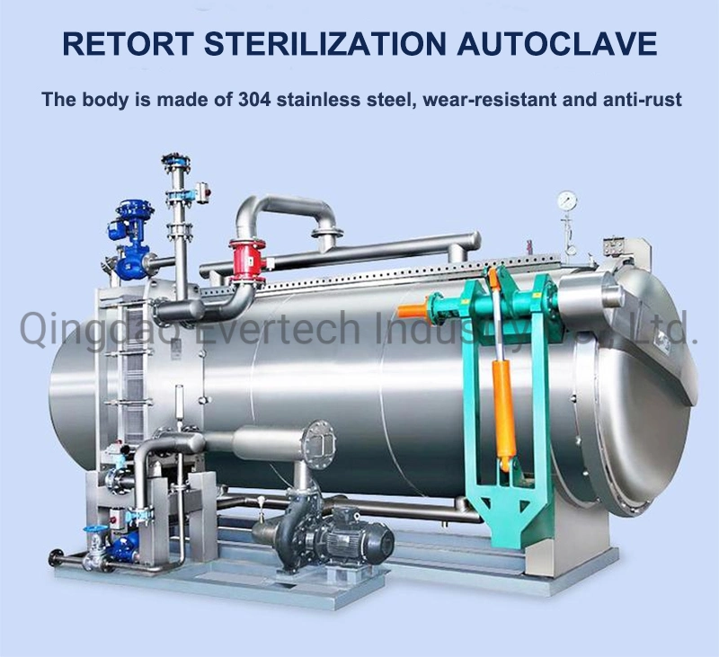 High Efficient Retort Machine Autoclave Sterilizer for Canned Food