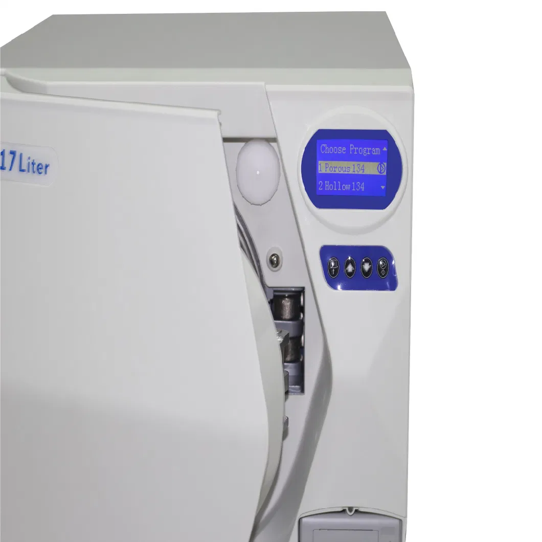 17 Liter White Color Table-Top Steam Autoclaves Sterilizer for Medical Use