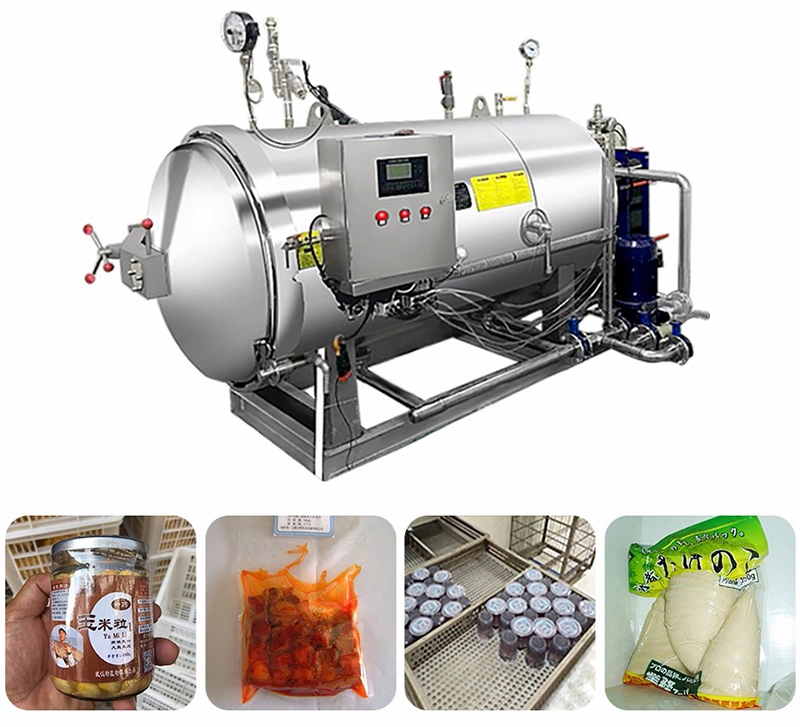 Automatic Food Industry Retort Machine Canning Meat Use Steam Autoclave Sterilizer for Commercial Food Thermal Processing