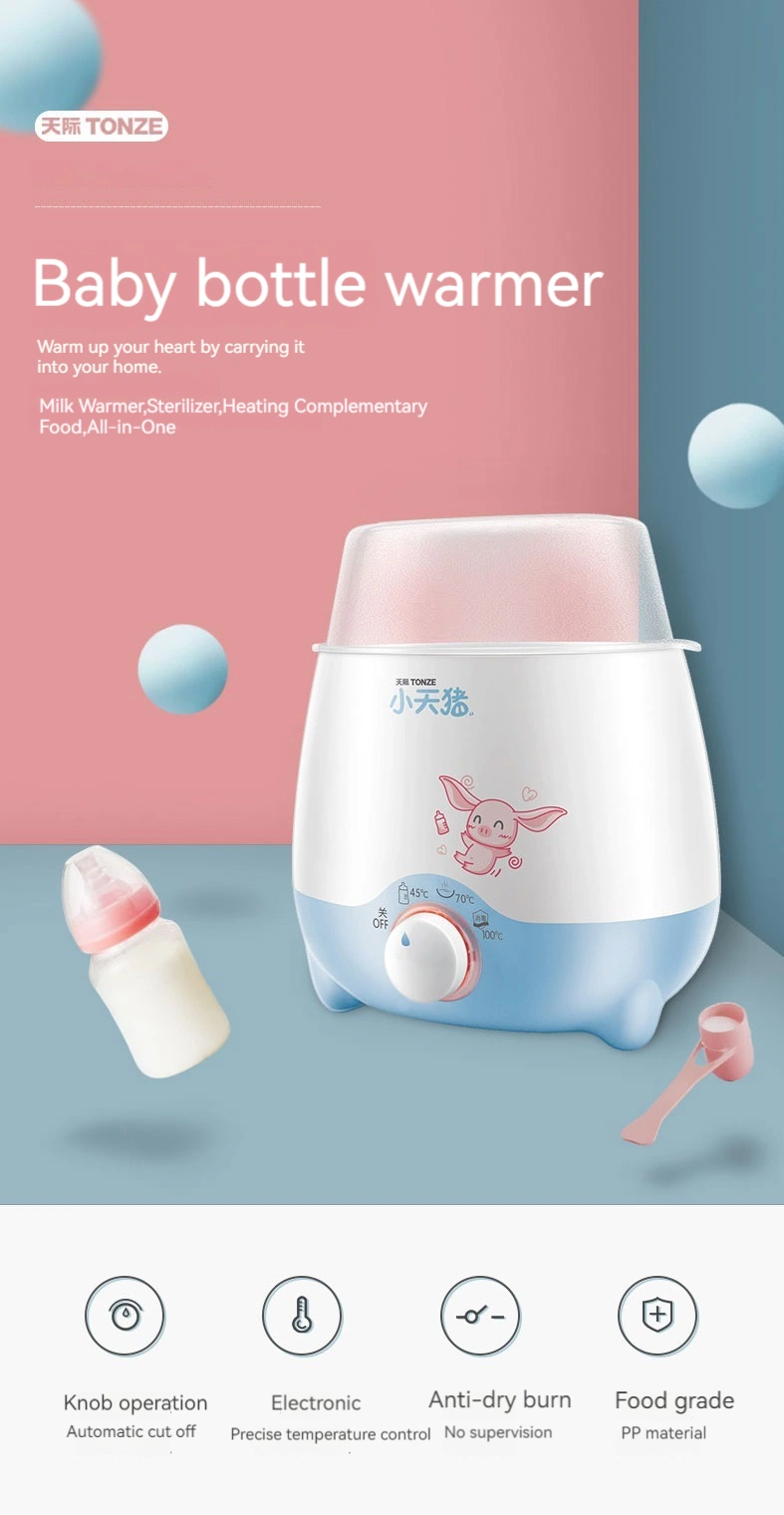 Easy Operate Baby Bottle Sterilizer with Steaming Baby Product Milk Warmer Electric Baby Bottle Warmer