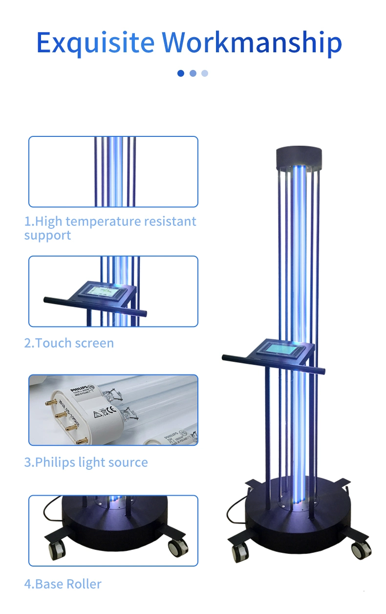 Smart Hospital Medical UV Sterilizer System Radar Sensor UV Air Purification Technology Machine UVC Equipment Lighting and Circuitry Design