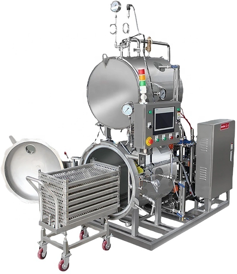 Horizontal Autoclave Sterilizer for Retort Pouch Packaged Food