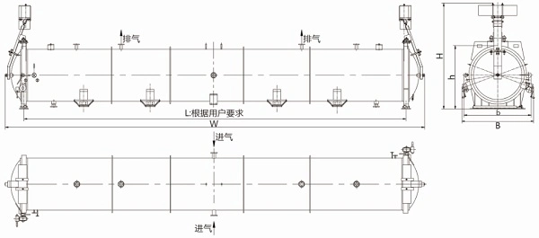 Steam Pressure Horizontal Cylinder Autoclave