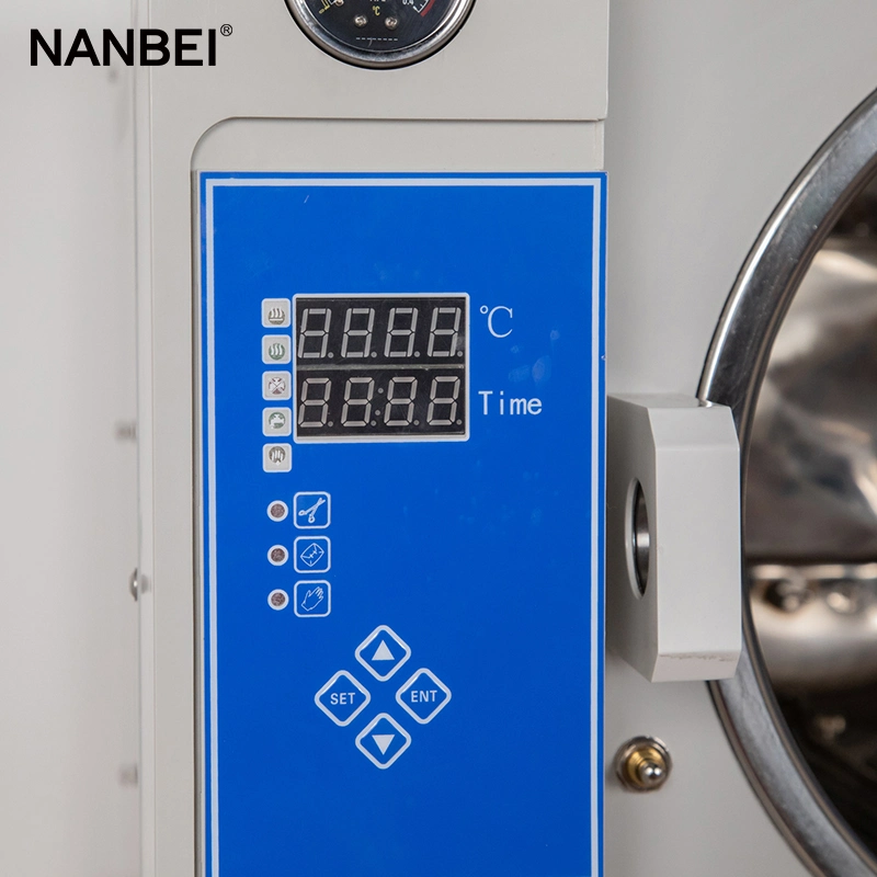 Nanbei 35L 50L Sterilize Articles 0.22MPa Table Top Steam Sterilizer