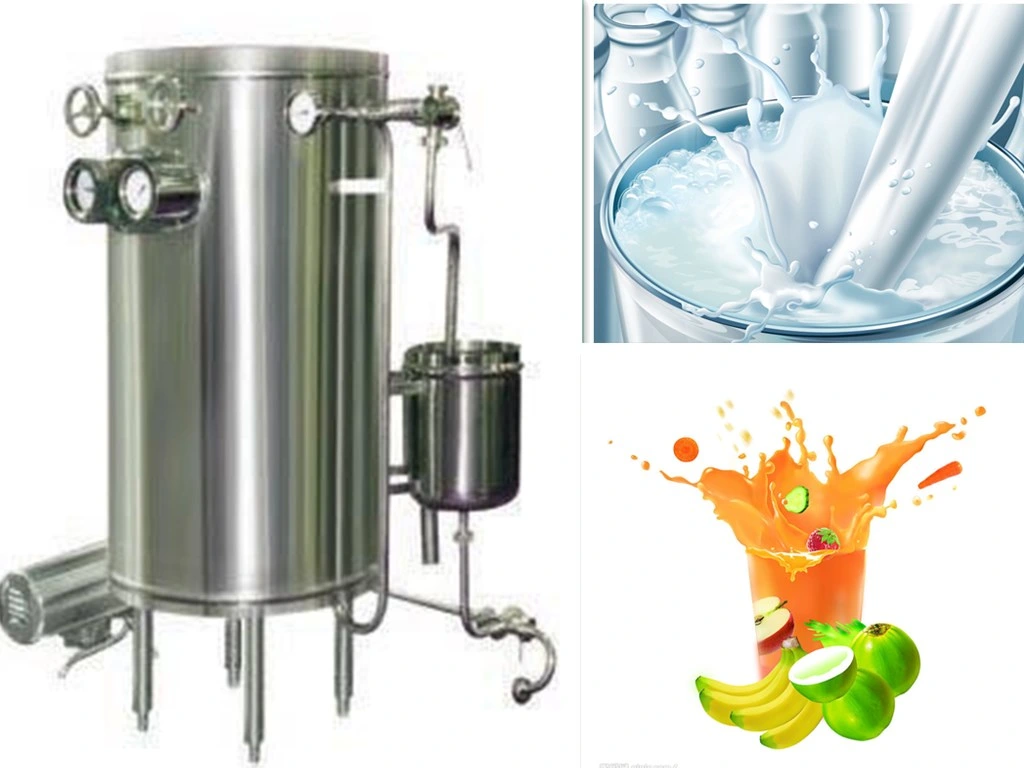 Food Sanitary Stainless Steel Ultra High Temperature Juice Sterilizer