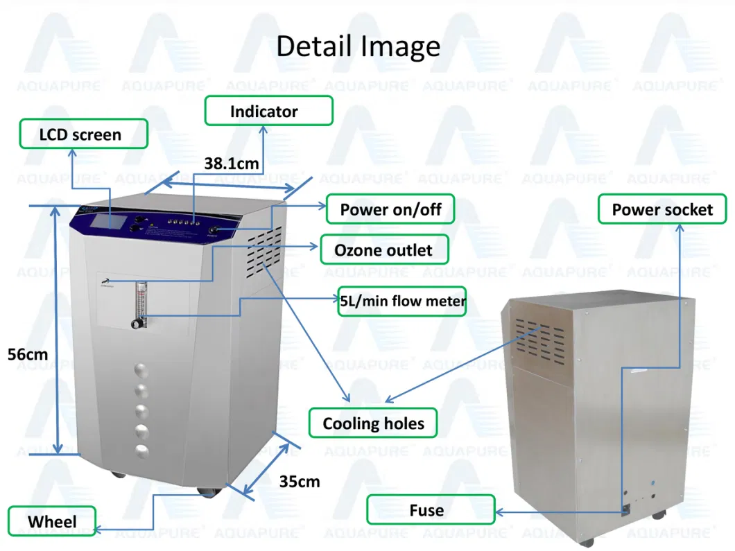 Powerful Portable Cleaner Industrial O3 Air Purifier Deodorizer Sterilizer