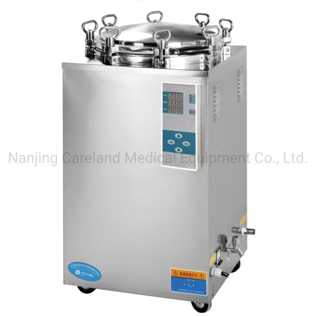 35L 50L 75L 100L Vertical Pressure Steam Sterilizer Digital Display Automation Medical Autoclave Sterilization Machine