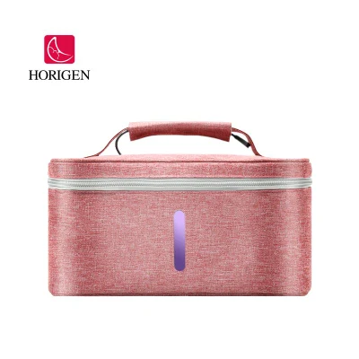 Portátil UV UVC Luz Esterilizador Desinfectante Desinfección Bolsa Teléfono UVC LED Esterilizador Caja Producto para bebés Lámpara LED Caja de desinfección
