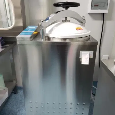 Vertical de la impresión de datos de máquina herramienta médica esterilizador autoclave